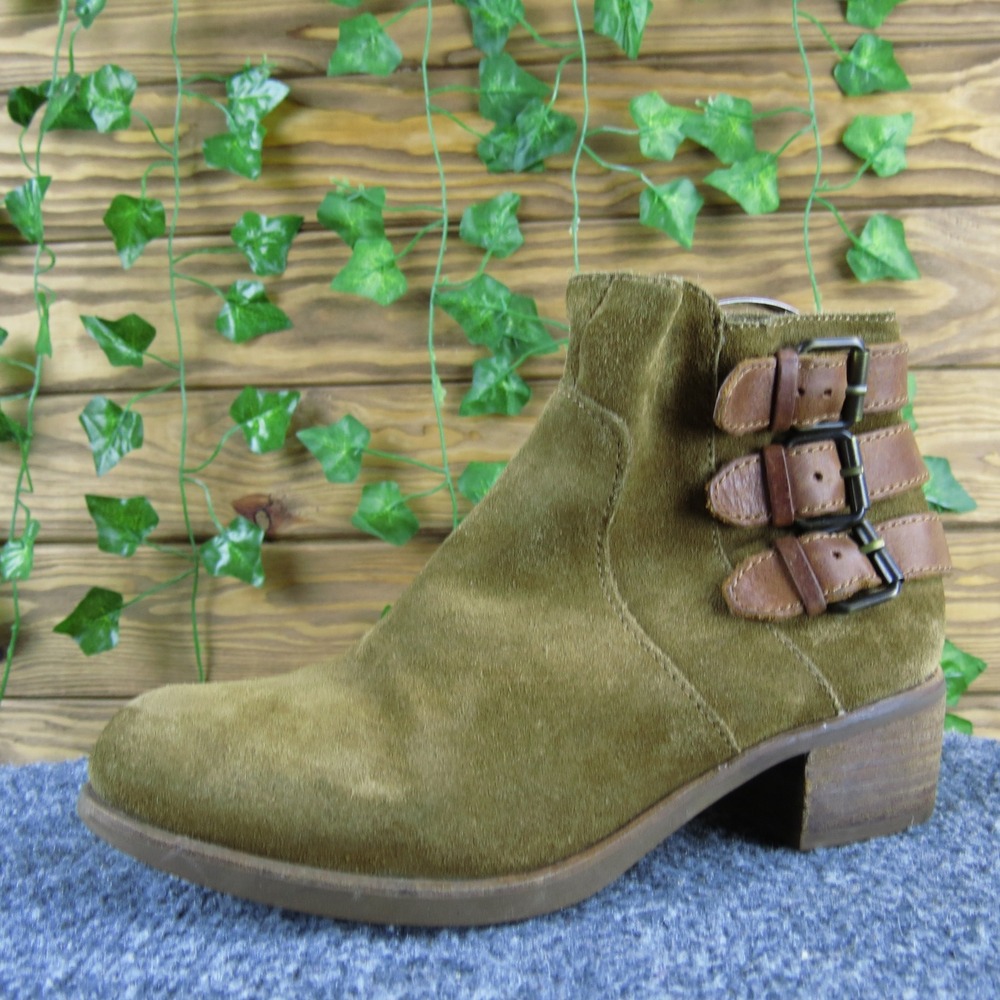 UGG Volta‎ Women's Brown Suede Leather Ankle Boots Size 5.5 Comfort Casual
